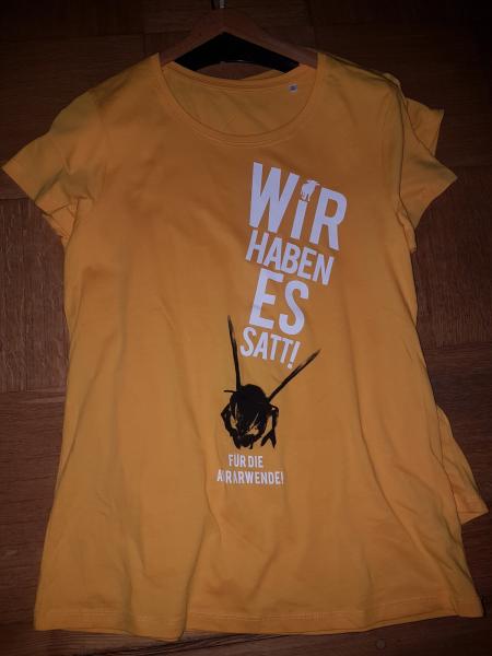 Wir haben es satt-Protest-T-Shirt Wir haben es satt-Protest-T-Shirt